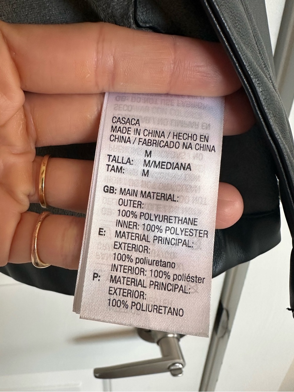 Adidas originals fake leather overshirt - Picture 6 of 8